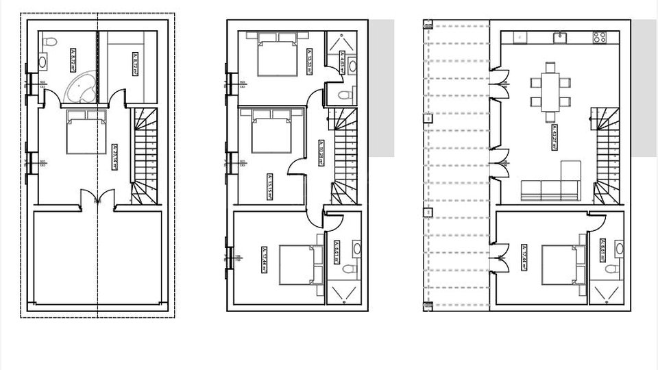 BUJE-KRASICA - ISTRIAN STONE HOUSES WITH IDEA PROJECT AND GREAT POTENTIAL